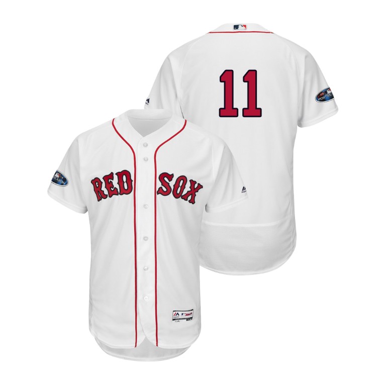 Boston Red Sox White #11 Rafael Devers Flex Base Jersey
