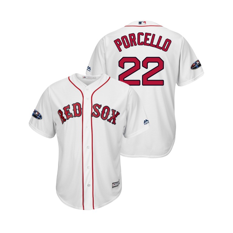 Boston Red Sox White #22 Rick Porcello Cool Base Jersey