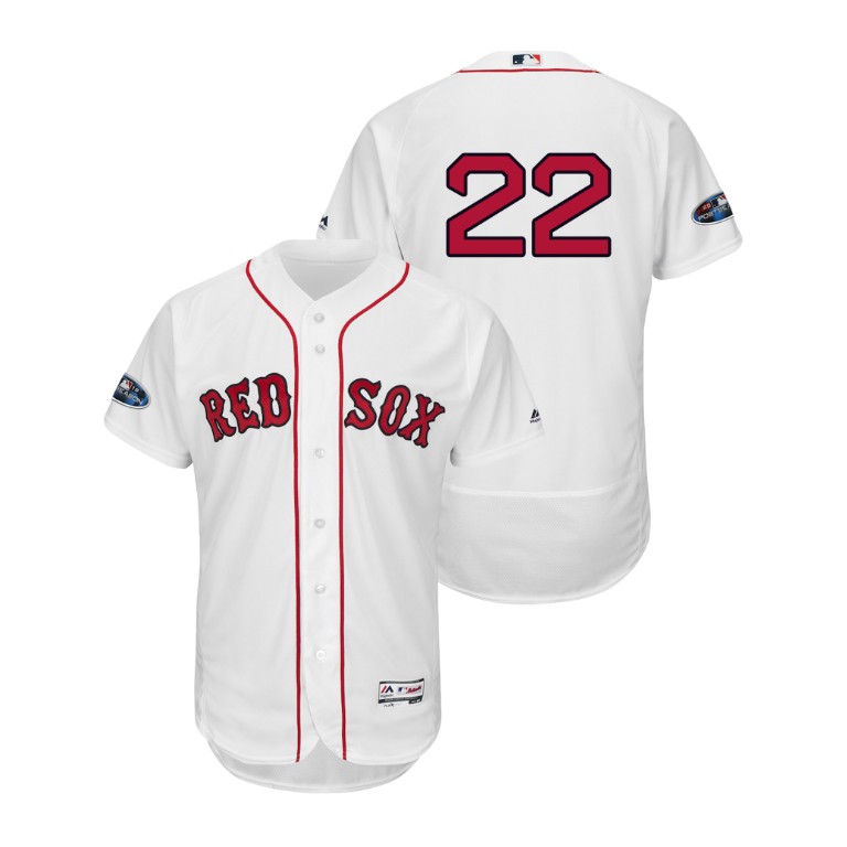 Boston Red Sox White #22 Rick Porcello Flex Base Jersey