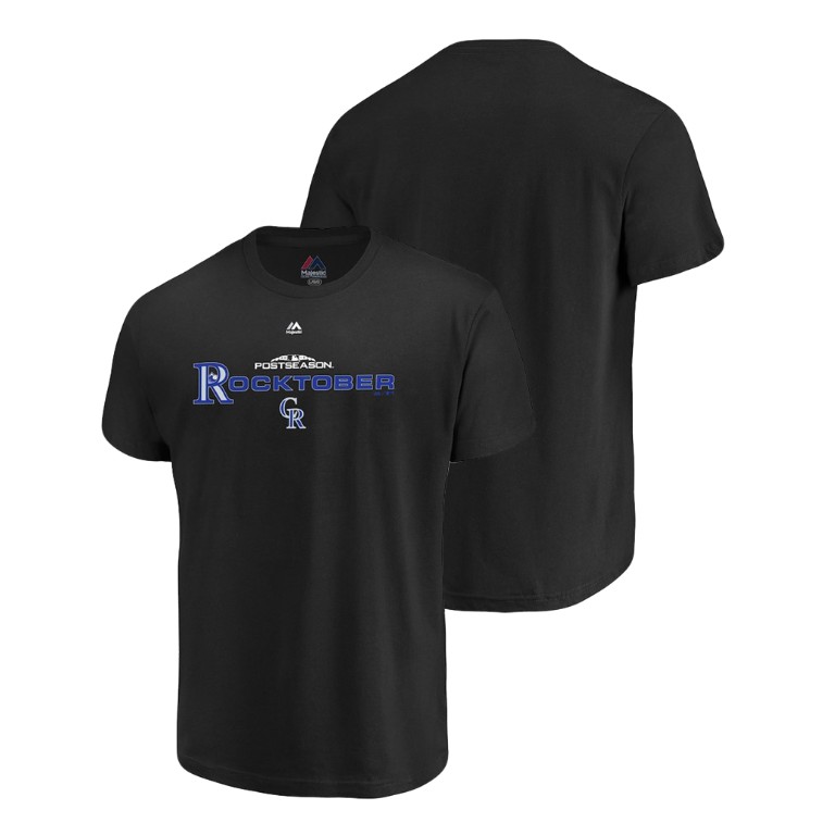 Colorado Rockies Authentic Collection Black Majestic Big & Tall T-Shirt Colorado Rockies Authentic Collection Black Majestic Big & Tall T-Shirt