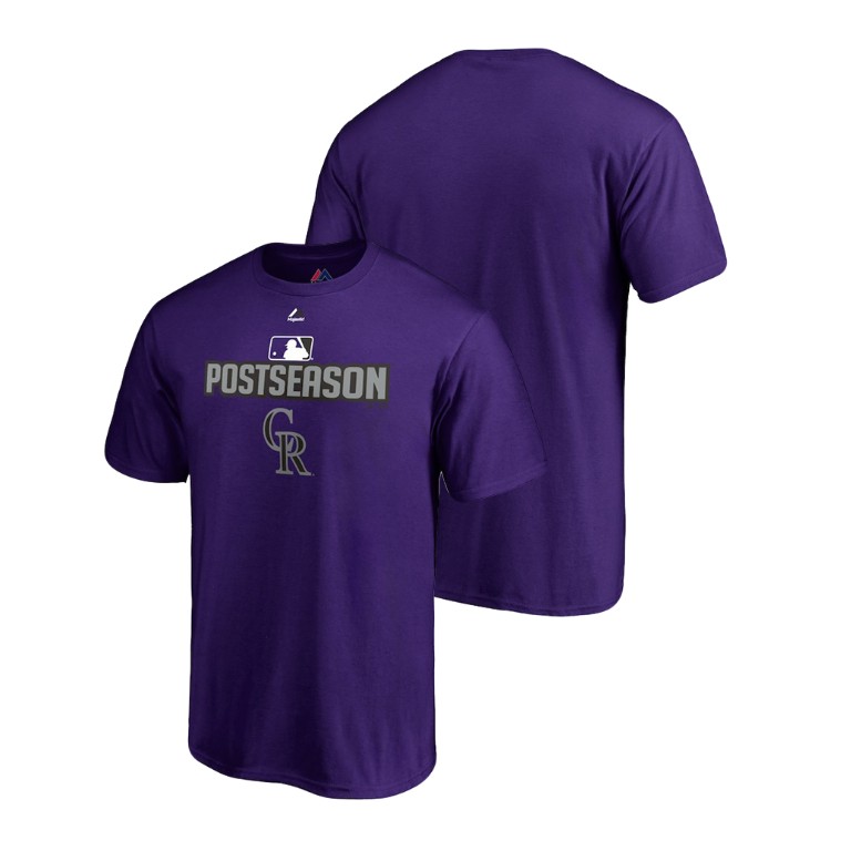 Colorado Rockies Deck Purple Majestic Big & Tall T-Shirt Colorado Rockies Deck Purple Majestic Big & Tall T-Shirt