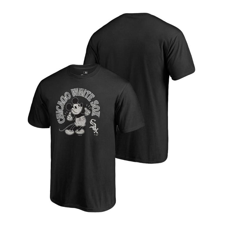 Chicago White Sox Black Disney Mickey's True Original Arch T-Shirt Chicago White Sox Black Disney Mickey's True Original Arch T-Shirt