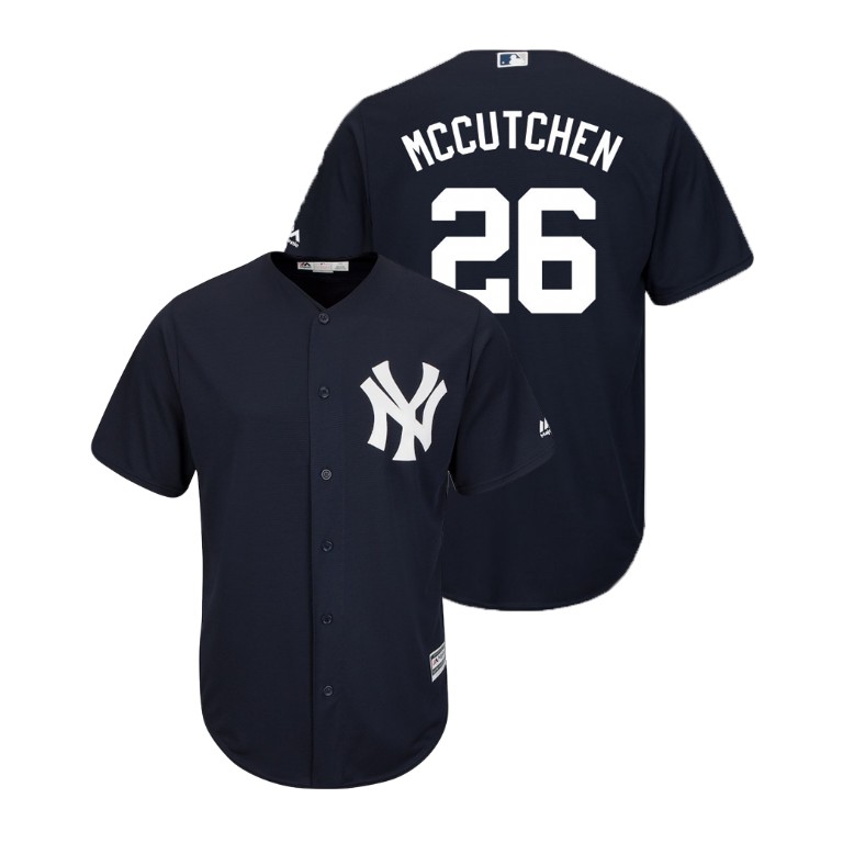 New York Yankees Navy #26 Cool Base Andrew McCutchen Replica Alternate Jersey