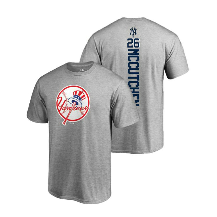 New York Yankees #26 Ash Andrew McCutchen Name & Number Backer T-Shirt