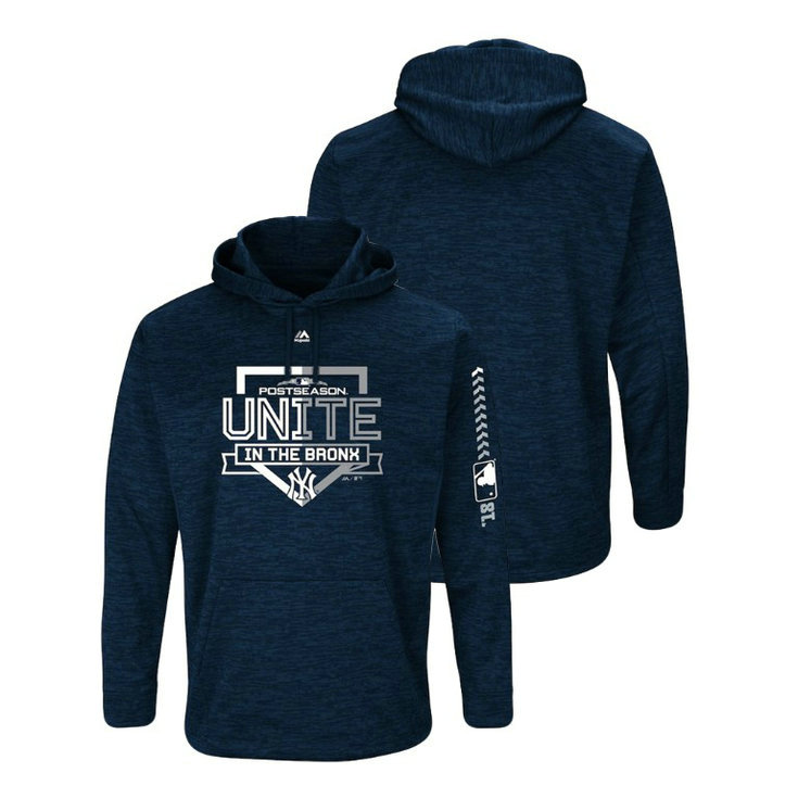 New York Yankees Streak Fleece Navy Authentic Collection Hoodie New York Yankees Streak Fleece Navy Authentic Collection Hoodie