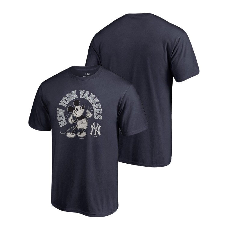 New York Yankees Navy Disney Mickey's True Original Arch T-Shirt New York Yankees Navy Disney Mickey's True Original Arch T-Shirt