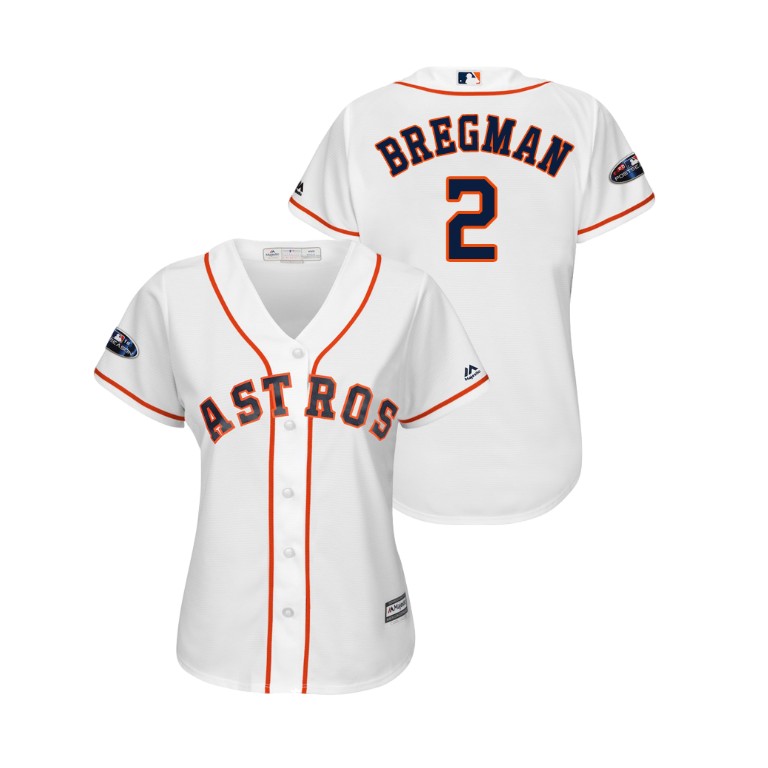 Women - Houston Astros White #2 Alex Bregman Cool Base Jersey Women - Houston Astros White #2 Alex Bregman Cool Base Jersey