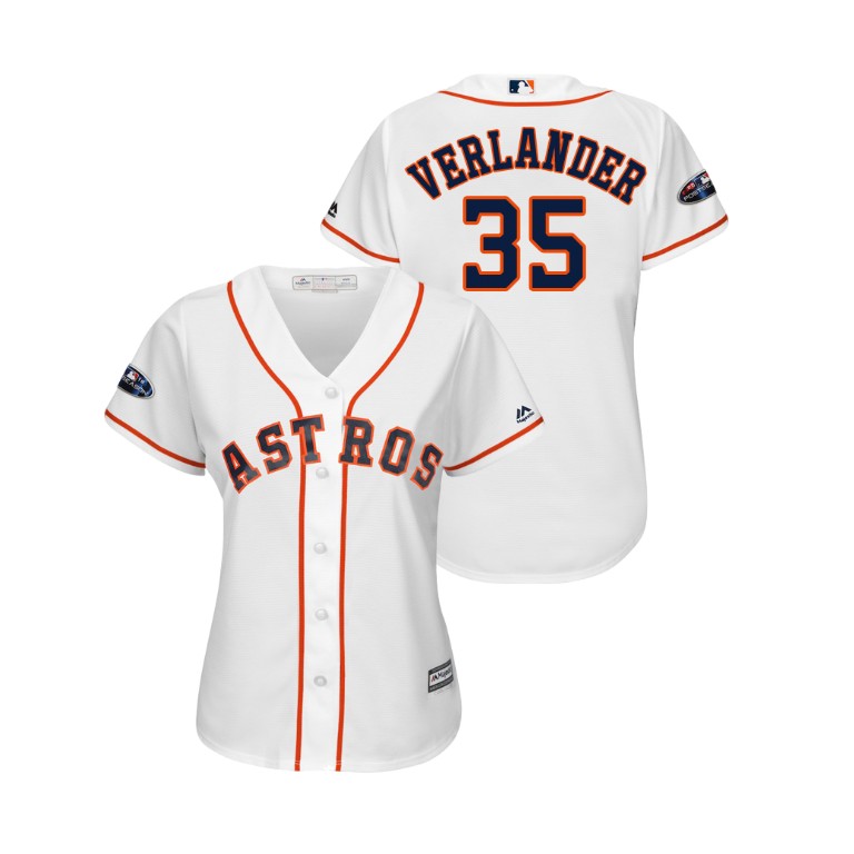 Women - Houston Astros White #35 Justin Verlander Cool Base Jersey Women - Houston Astros White #35 Justin Verlander Cool Base Jersey