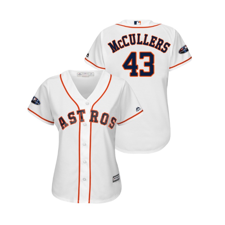 Women - Houston Astros White #43 Lance McCullers Cool Base Jersey Women - Houston Astros White #43 Lance McCullers Cool Base Jersey