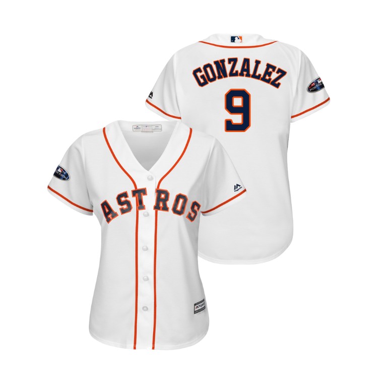 Women - Houston Astros White #9 Marwin Gonzalez Cool Base Jersey Women - Houston Astros White #9 Marwin Gonzalez Cool Base Jersey