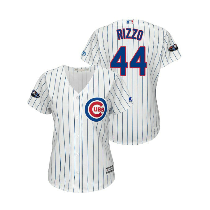Women - Chicago Cubs White #44 Anthony Rizzo Cool Base Jersey Women - Chicago Cubs White #44 Anthony Rizzo Cool Base Jersey