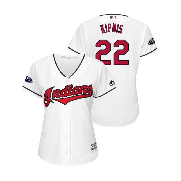 Women - Cleveland Indians White #22 Jason Kipnis Cool Base Jersey Women - Cleveland Indians White #22 Jason Kipnis Cool Base Jersey