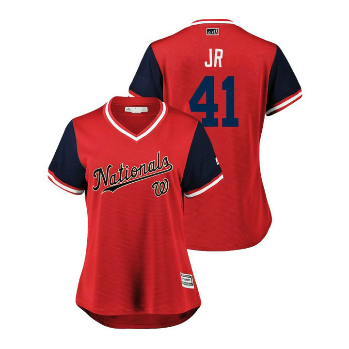 Women - Washington Nationals Red #41 Joe Ross Jr Jersey Women - Washington Nationals Red #41 Joe Ross Jr Jersey