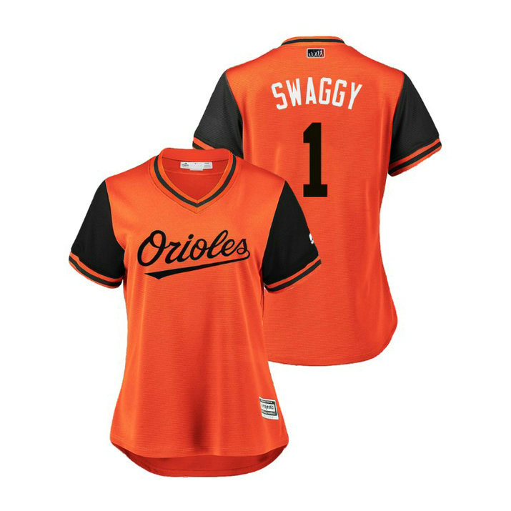 Women - Baltimore Orioles Orange #1 Tim Beckham Swaggy Jersey Women - Baltimore Orioles Orange #1 Tim Beckham Swaggy Jersey
