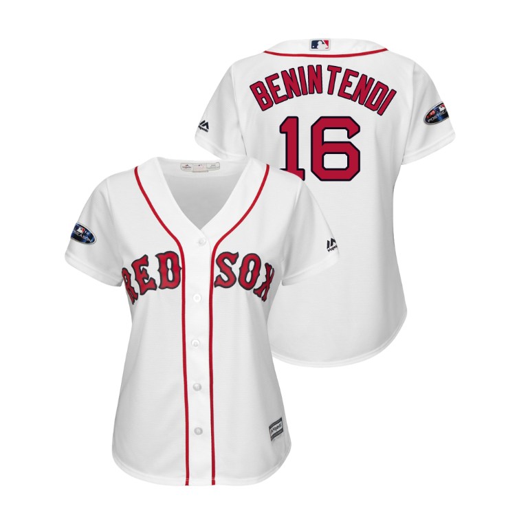 Women - Boston Red Sox White #16 Andrew Benintendi Cool Base Jersey Women - Boston Red Sox White #16 Andrew Benintendi Cool Base Jersey