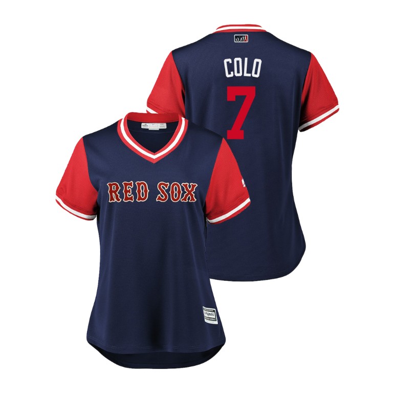 Women - Boston Red Sox Navy #7 Christian Vazquez Colo Jersey Women - Boston Red Sox Navy #7 Christian Vazquez Colo Jersey