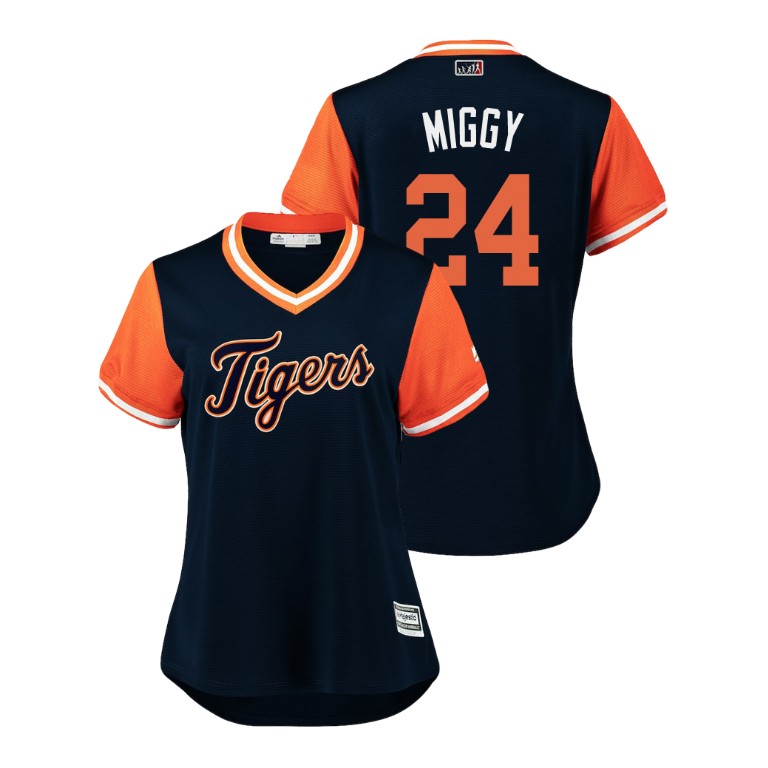 Women - Detroit Tigers Navy #24 Miguel Cabrera Miggy Jersey Women - Detroit Tigers Navy #24 Miguel Cabrera Miggy Jersey