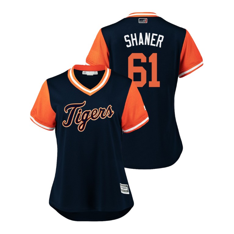 Women - Detroit Tigers Navy #61 Shane Greene Shaner Jersey Women - Detroit Tigers Navy #61 Shane Greene Shaner Jersey
