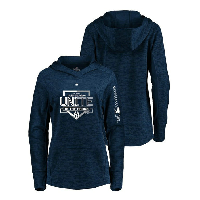 Women - New York Yankees Streak Fleece Navy Authentic Collection Hoodie Women - New York Yankees Streak Fleece Navy Authentic Collection Hoodie