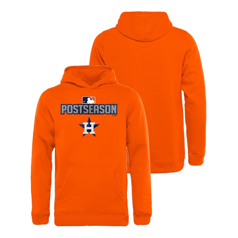YOUTH Houston Astros Deck Orange Hoodie YOUTH Houston Astros Deck Orange Hoodie