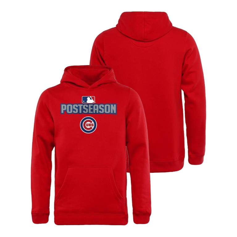 YOUTH Chicago Cubs Deck Red Hoodie YOUTH Chicago Cubs Deck Red Hoodie