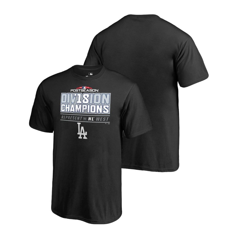 YOUTH Los Angeles Dodgers Runner Black 2018 NL West Division Champions T-Shirt YOUTH Los Angeles Dodgers Runner Black 2018 NL West Division Champions T-Shirt