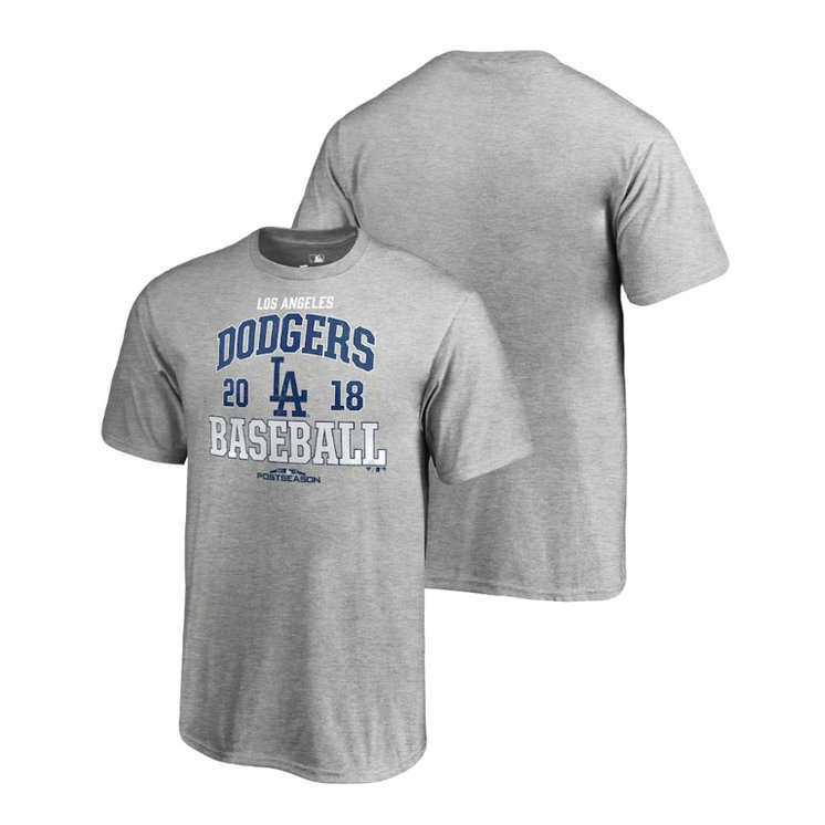 YOUTH Los Angeles Dodgers Bases Heather Gray T-Shirt YOUTH Los Angeles Dodgers Bases Heather Gray T-Shirt