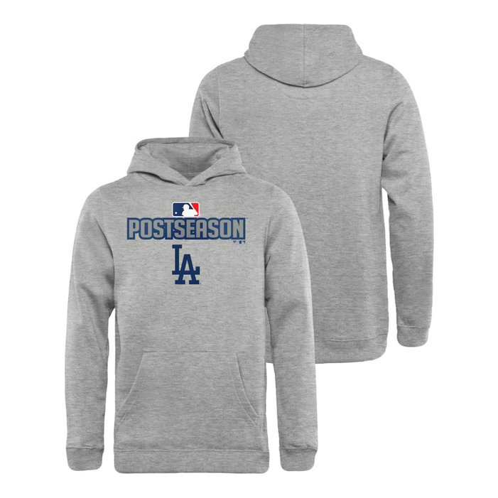 YOUTH Los Angeles Dodgers Deck Heather Gray Hoodie YOUTH Los Angeles Dodgers Deck Heather Gray Hoodie