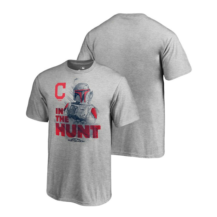 YOUTH Cleveland Indians Star Wars In The Hunt Heather Gray T-Shirt