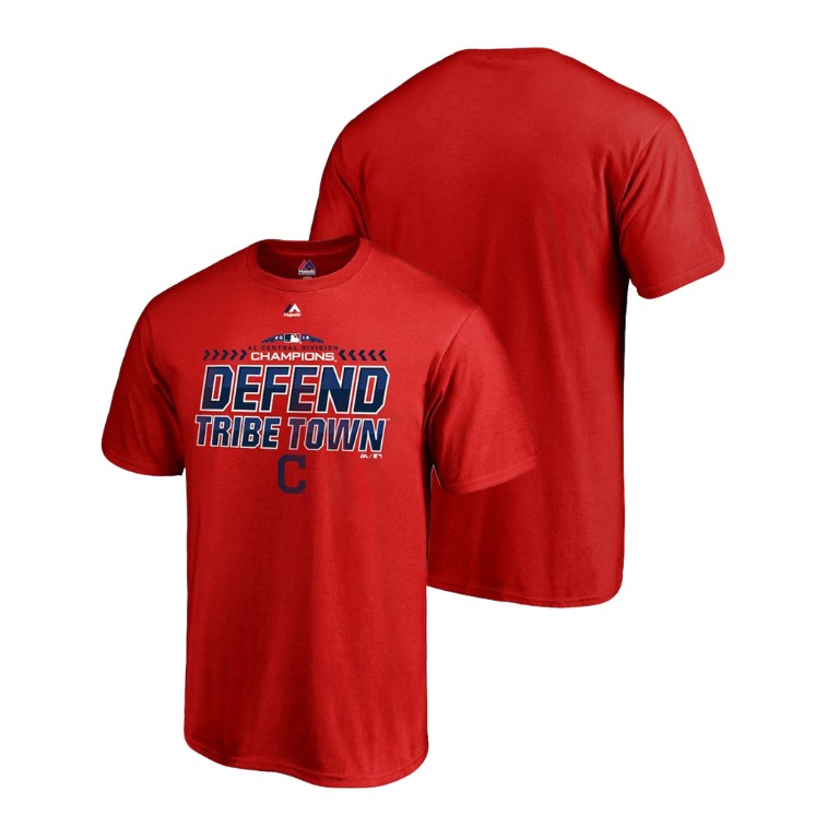 YOUTH Cleveland Indians Locker Room Red 2018 AL Central Division Champions Majestic T-Shirt YOUTH Cleveland Indians Locker Room Red 2018 AL Central Division Champions Majestic T-Shirt
