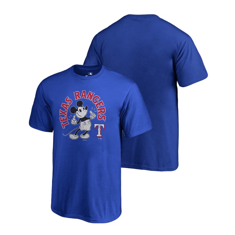 YOUTH Texas Rangers Royal Disney Mickey's True Original Arch T-Shirt YOUTH Texas Rangers Royal Disney Mickey's True Original Arch T-Shirt