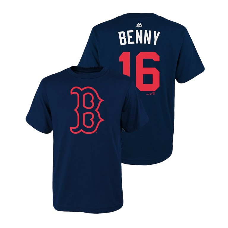 YOUTH Boston Red Sox Navy #16 Andrew Benintendi Benny T-Shirt YOUTH Boston Red Sox Navy #16 Andrew Benintendi Benny T-Shirt
