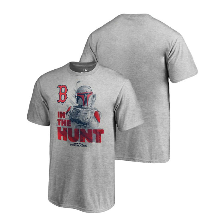 YOUTH Boston Red Sox Star Wars In The Hunt Heather Gray T-Shirt YOUTH Boston Red Sox Star Wars In The Hunt Heather Gray T-Shirt