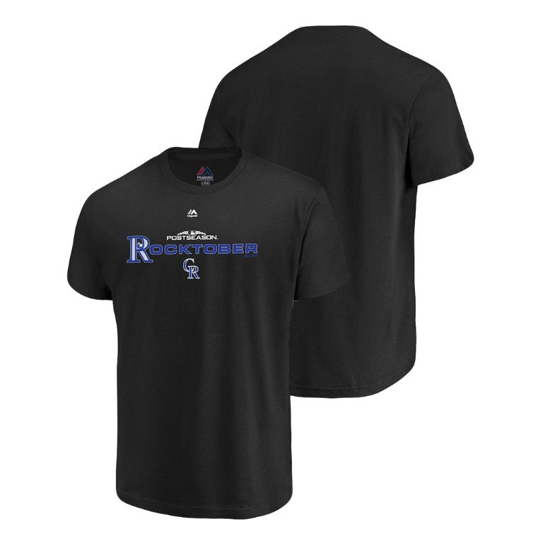 YOUTH Colorado Rockies Authentic Collection Black Majestic T-Shirt YOUTH Colorado Rockies Authentic Collection Black Majestic T-Shirt