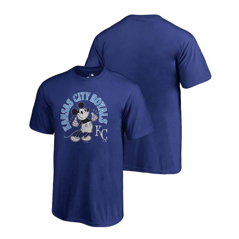 YOUTH Kansas City Royals Royal Disney Mickey's True Original Arch T-Shirt
