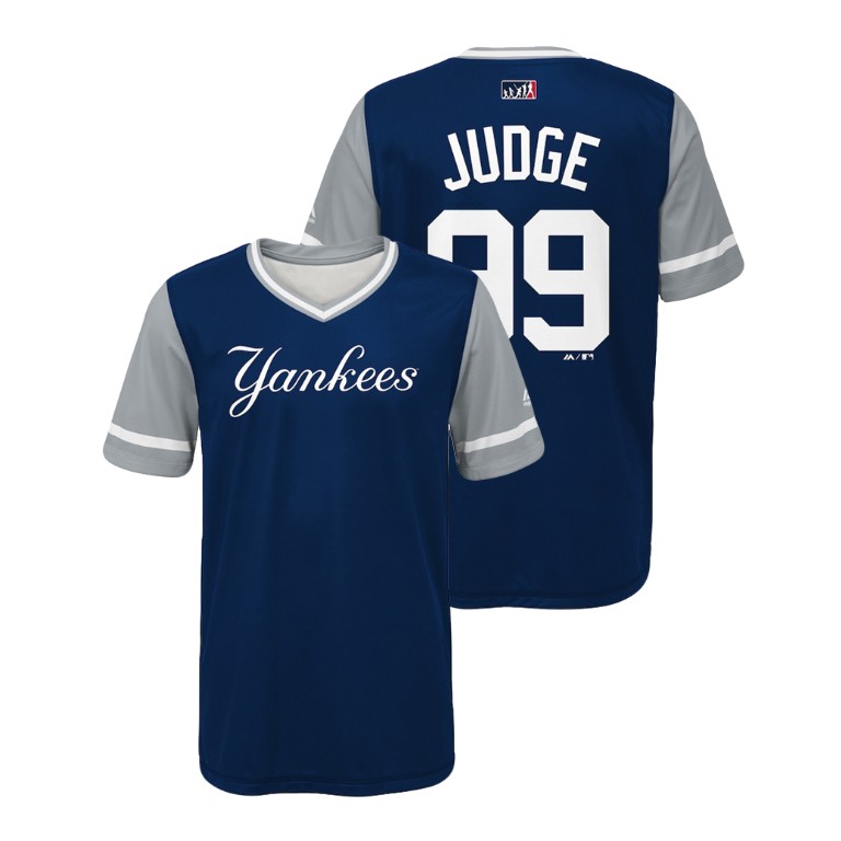 YOUTH New York Yankees Navy #99 Aaron Judge Judge Jersey