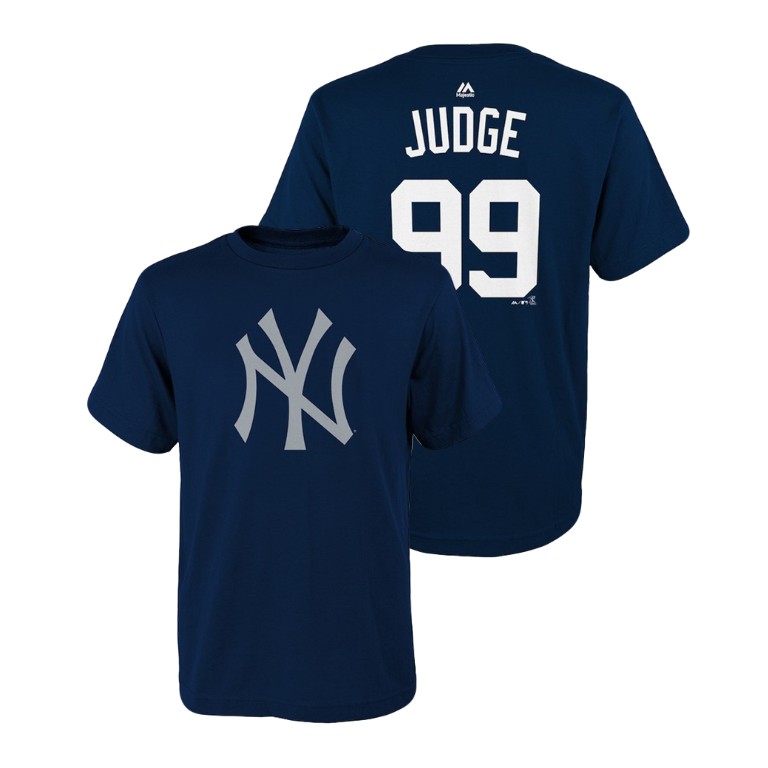 YOUTH New York Yankees Navy #99 Aaron Judge Judge T-Shirt