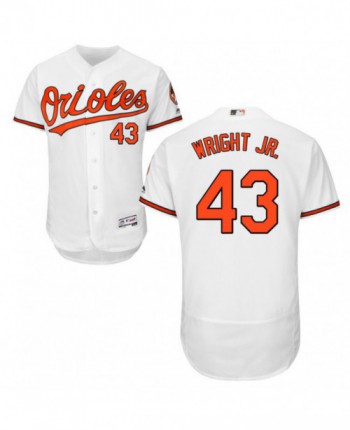 Youth Baltimore Orioles #43 Mike Wright Jr. Authentic White Home Flex Base Jersey Youth Baltimore Orioles #43 Mike Wright Jr. Authentic White Home Flex Base Jersey
