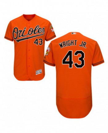 Youth Baltimore Orioles #43 Mike Wright Jr. Authentic Orange Alternate Flex Base Jersey Youth Baltimore Orioles #43 Mike Wright Jr. Authentic Orange Alternate Flex Base Jersey