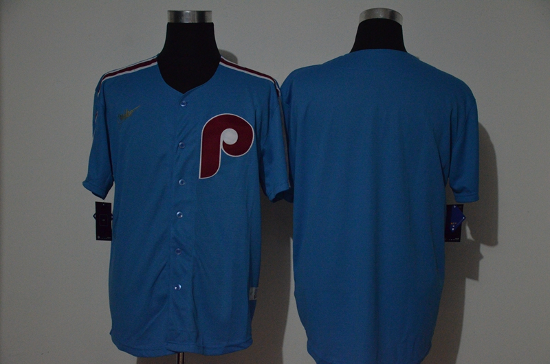 Philadelphia Phillies Team Light Blue Cooperstown Collection Stitched Jersey