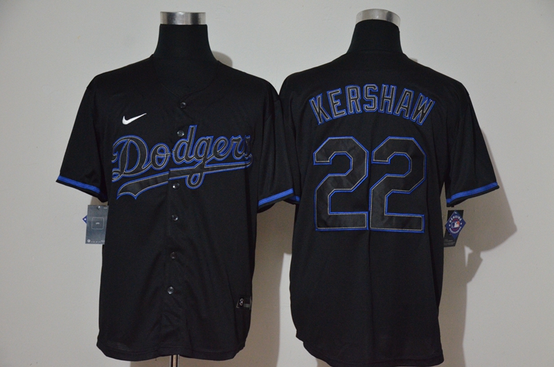 Los Angeles Dodgers #24 Kobe Bryant Lights Out Black Fashion Stitched Cool Base Jersey