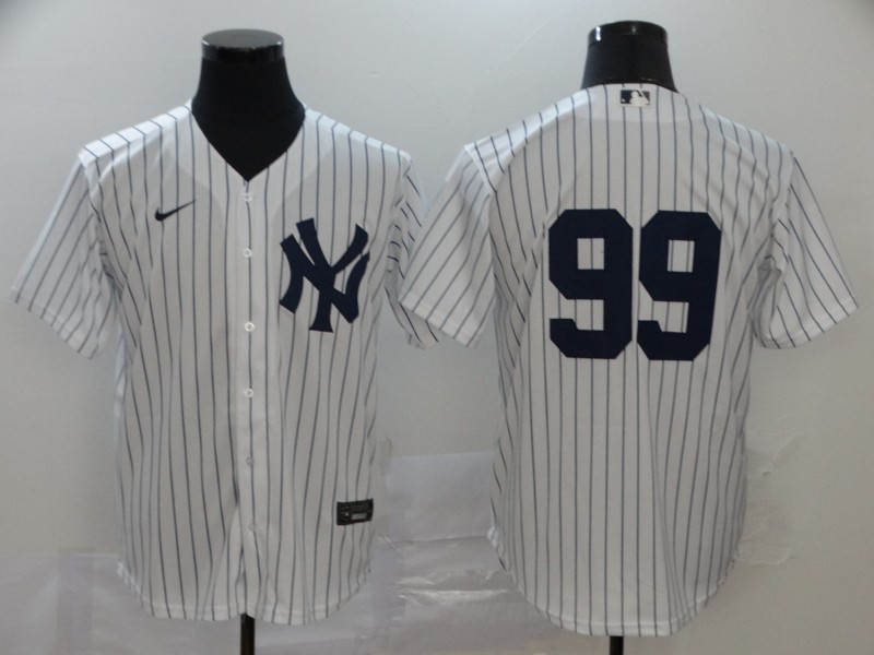 New York Yankees #99 Aaron Judge White Home No Name Stitched Cool Base Jersey New York Yankees #99 Aaron Judge White Home No Name Stitched Cool Base Jersey