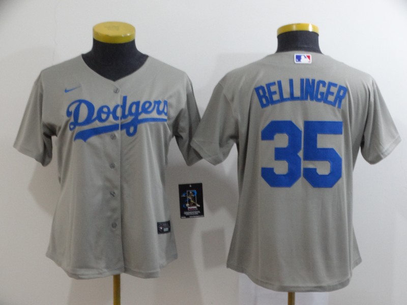 Youth Los Angeles Dodgers #35 Cody Bellinger Gray Stitched Cool Base Jersey Youth Los Angeles Dodgers #35 Cody Bellinger Gray Stitched Cool Base Jersey