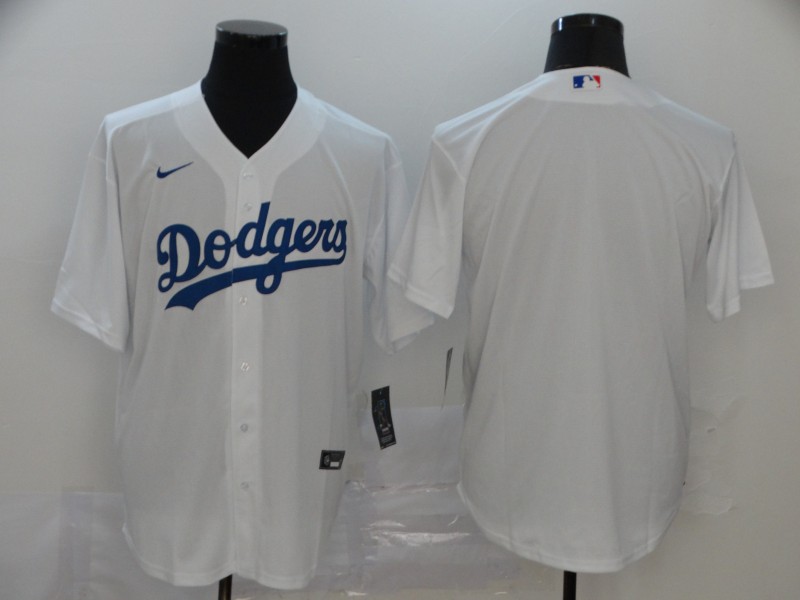 Los Angeles Dodgers Team White Stitched Cool Base Jersey