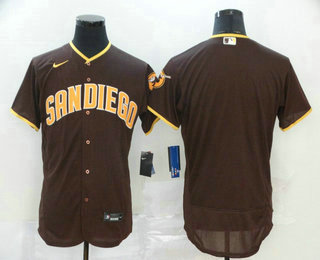 San Diego Padres Team Brown Stitched Flex Base Jersey San Diego Padres Team Brown Stitched Flex Base Jersey