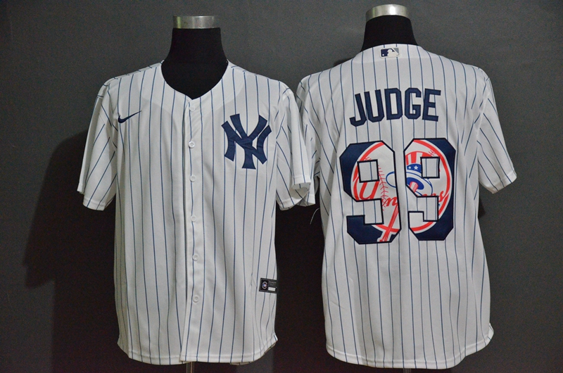 New York Yankees #99 Aaron Judge White Team Logo Stitched Cool Base Fashion Jersey New York Yankees #99 Aaron Judge White Team Logo Stitched Cool Base Fashion Jersey