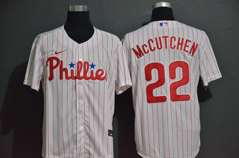 Philadelphia Phillies #22 Bryce Harper White Stitched Cool Base Jersey
