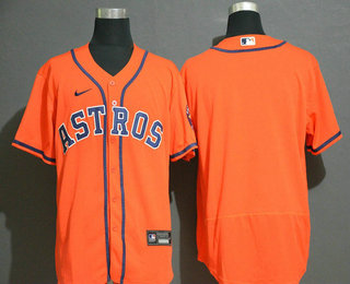 Houston Astros Team Orange Stitched Flex Base Jersey Houston Astros Team Orange Stitched Flex Base Jersey