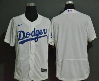Los Angeles Dodgers Team White Stitched Flex Base Jersey Los Angeles Dodgers Team White Stitched Flex Base Jersey