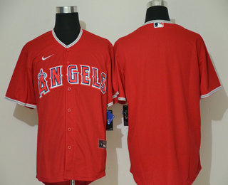 Los Angeles Angels Team Red Stitched Cool Base Jersey Los Angeles Angels Team Red Stitched Cool Base Jersey